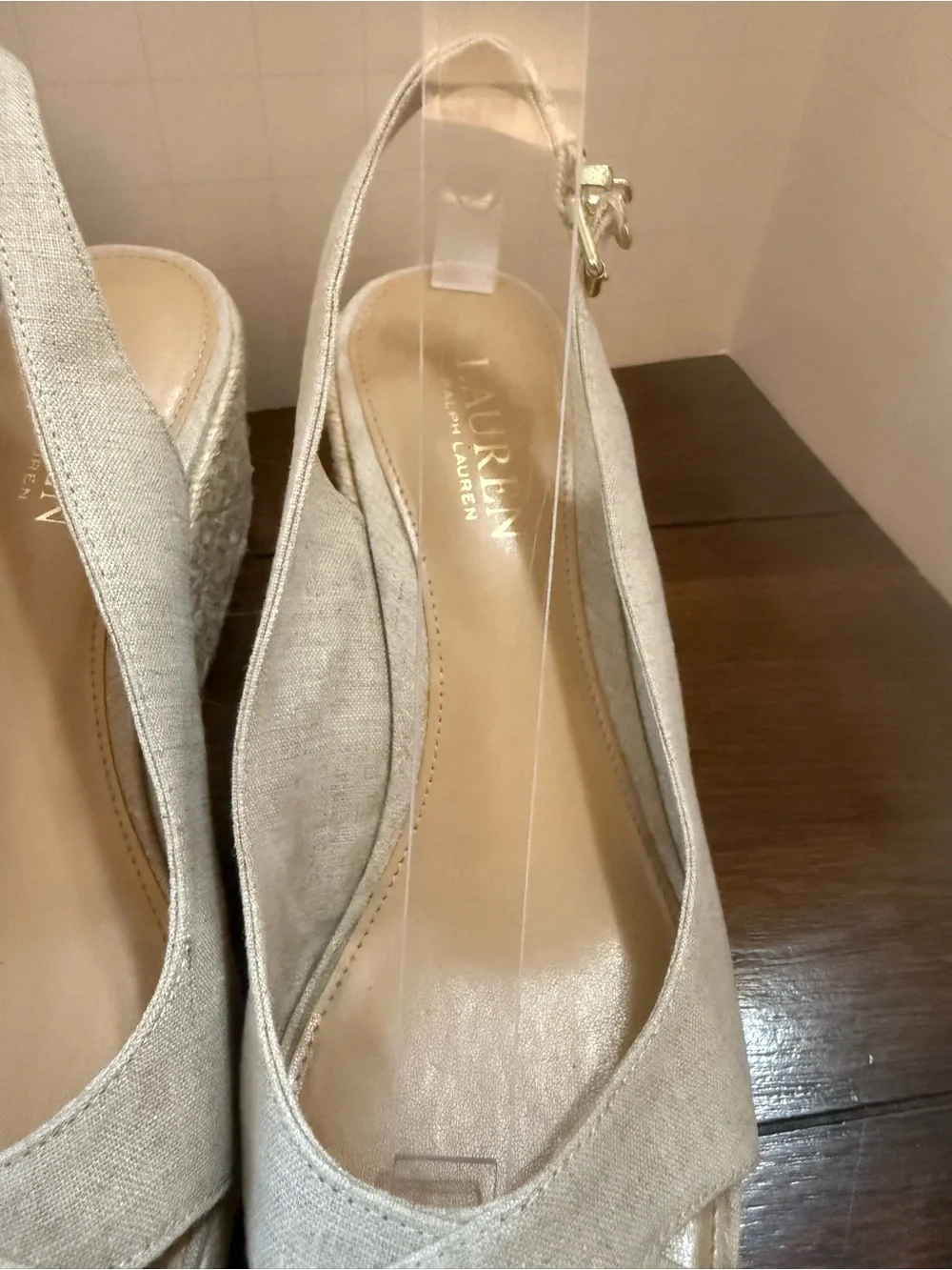 Ralph Lauren linen upper